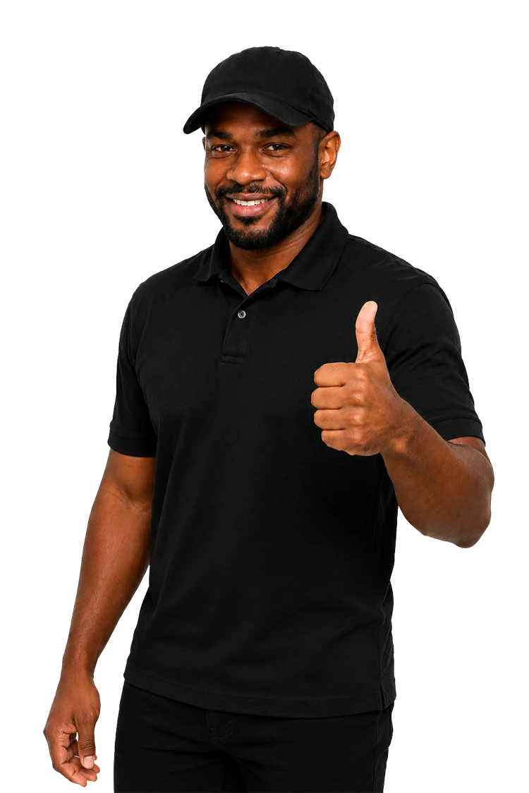 Friendly Great Lakes Lock and Keys locksmith giving a thumbs up